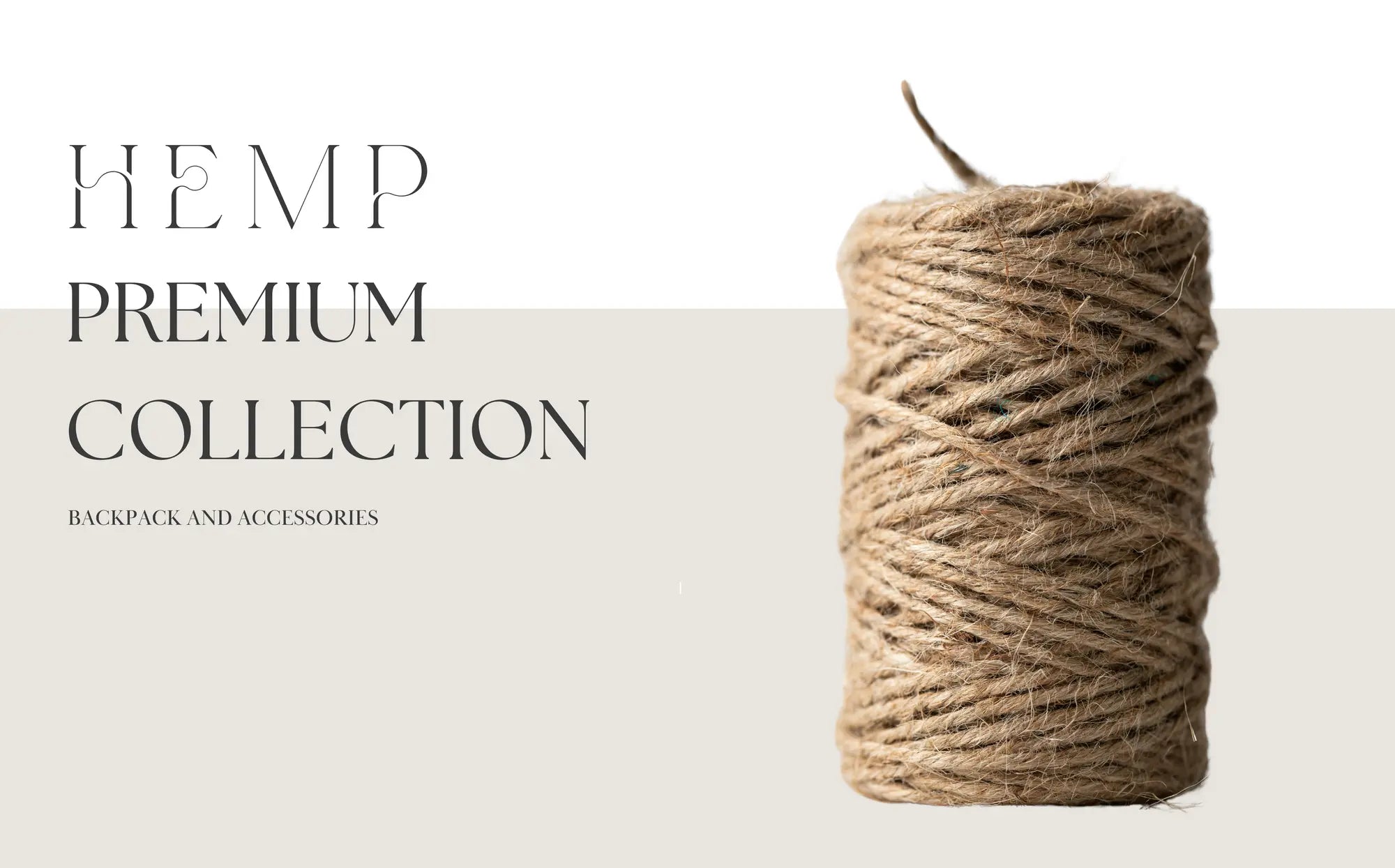 Hemp Yarn  used for making hemp backpack and hemp bags by Ecofrico