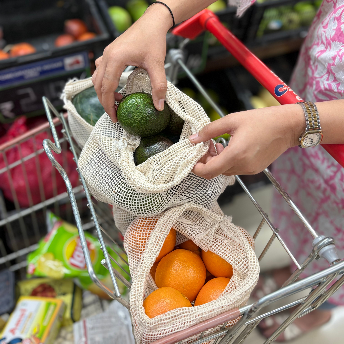 Vegetable Bag for fridge in Farmers Market