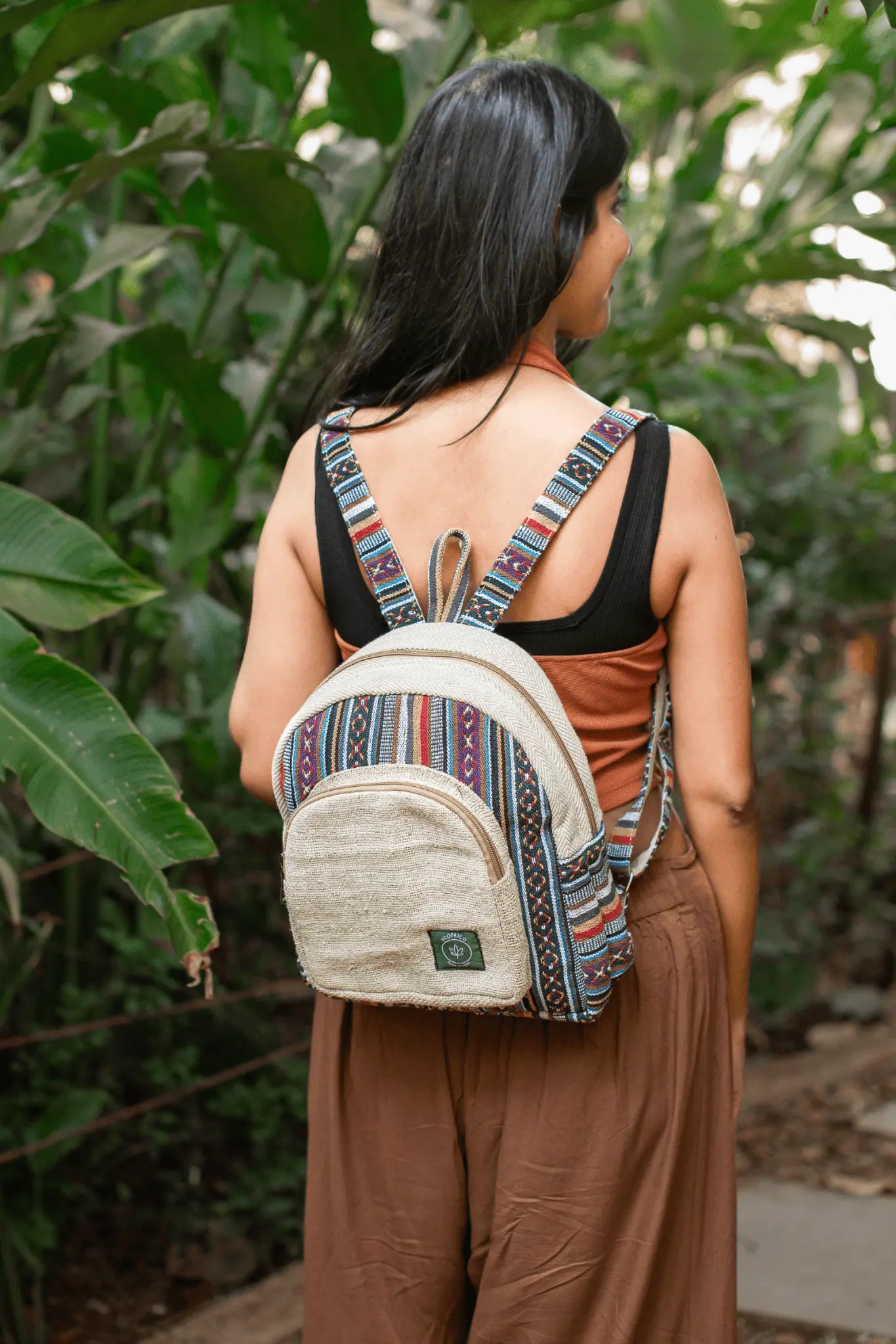 girls mini backpack Ripple Hemp Mini Backpack