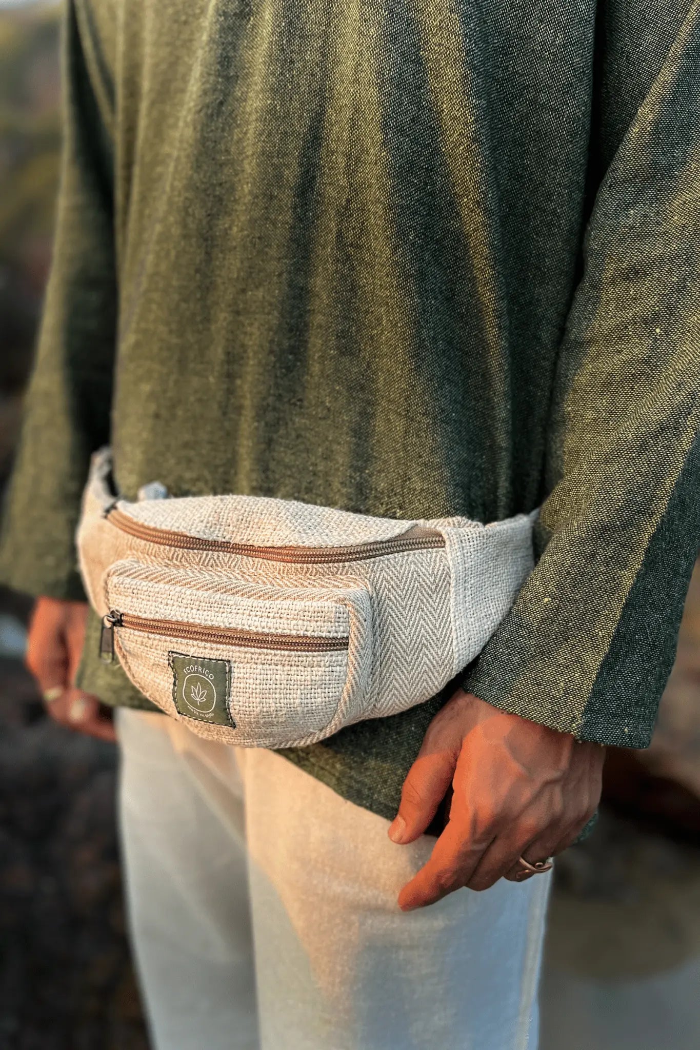 Hemp Fanny Pack| Waist Bag | riñonera