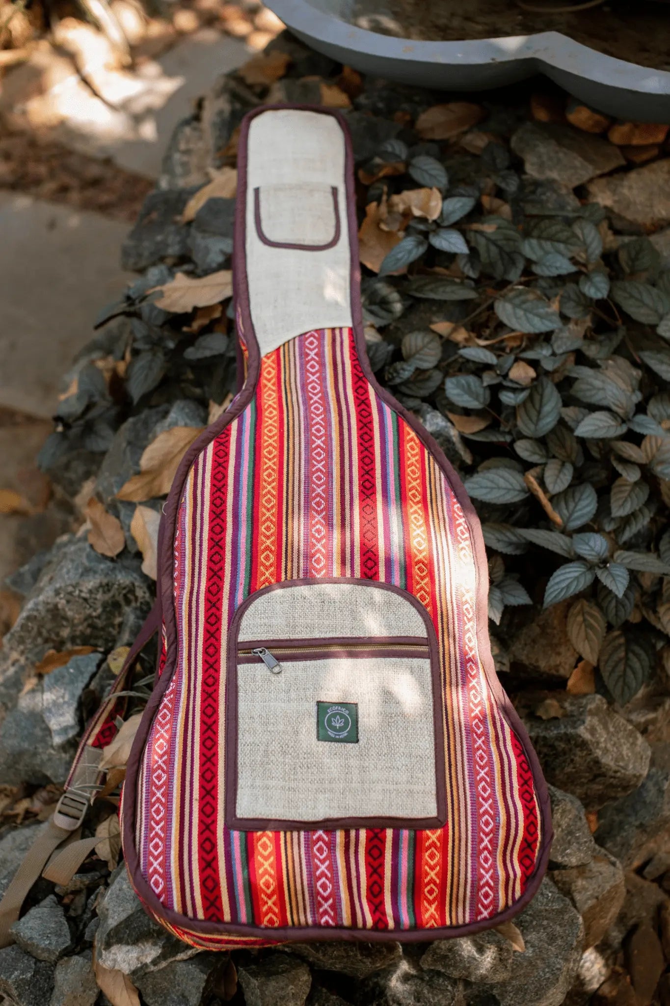 EARTH'S SONG hemp guitar bag - Ecofrico
