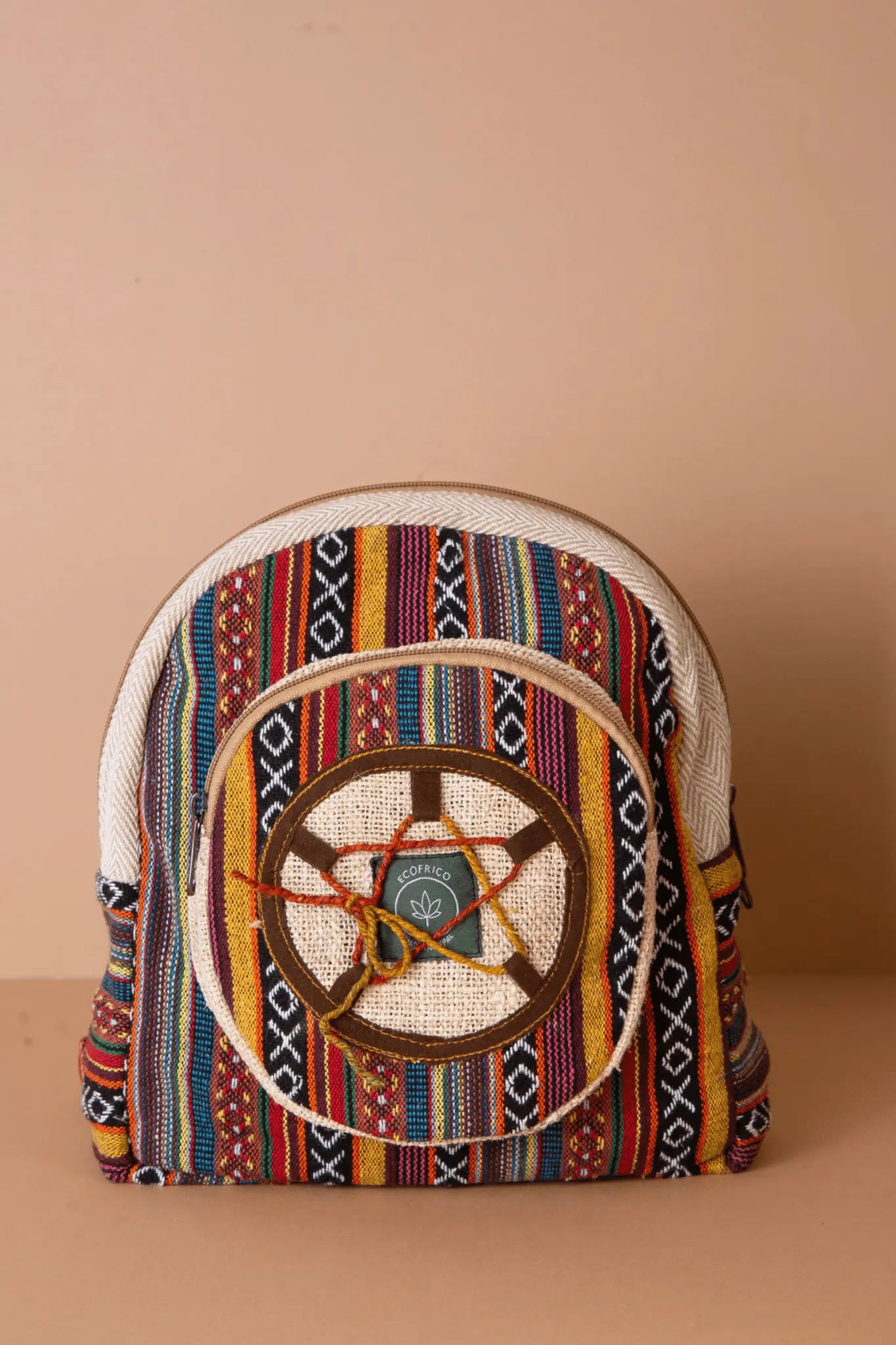 mini hemp backpack | boho bags | hemp bags | mini mochila | mini bolso