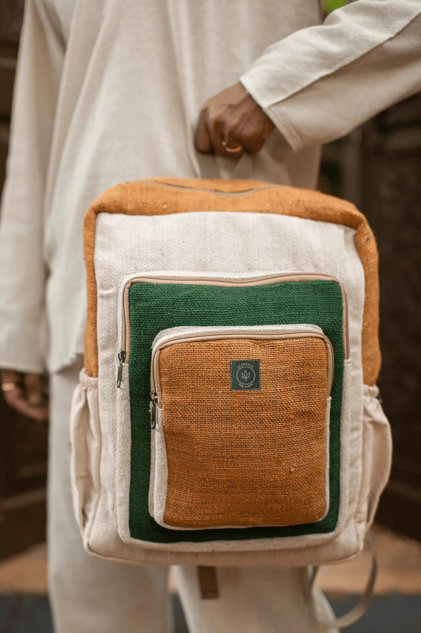 NOMAD hemp large backpack - Ecofrico