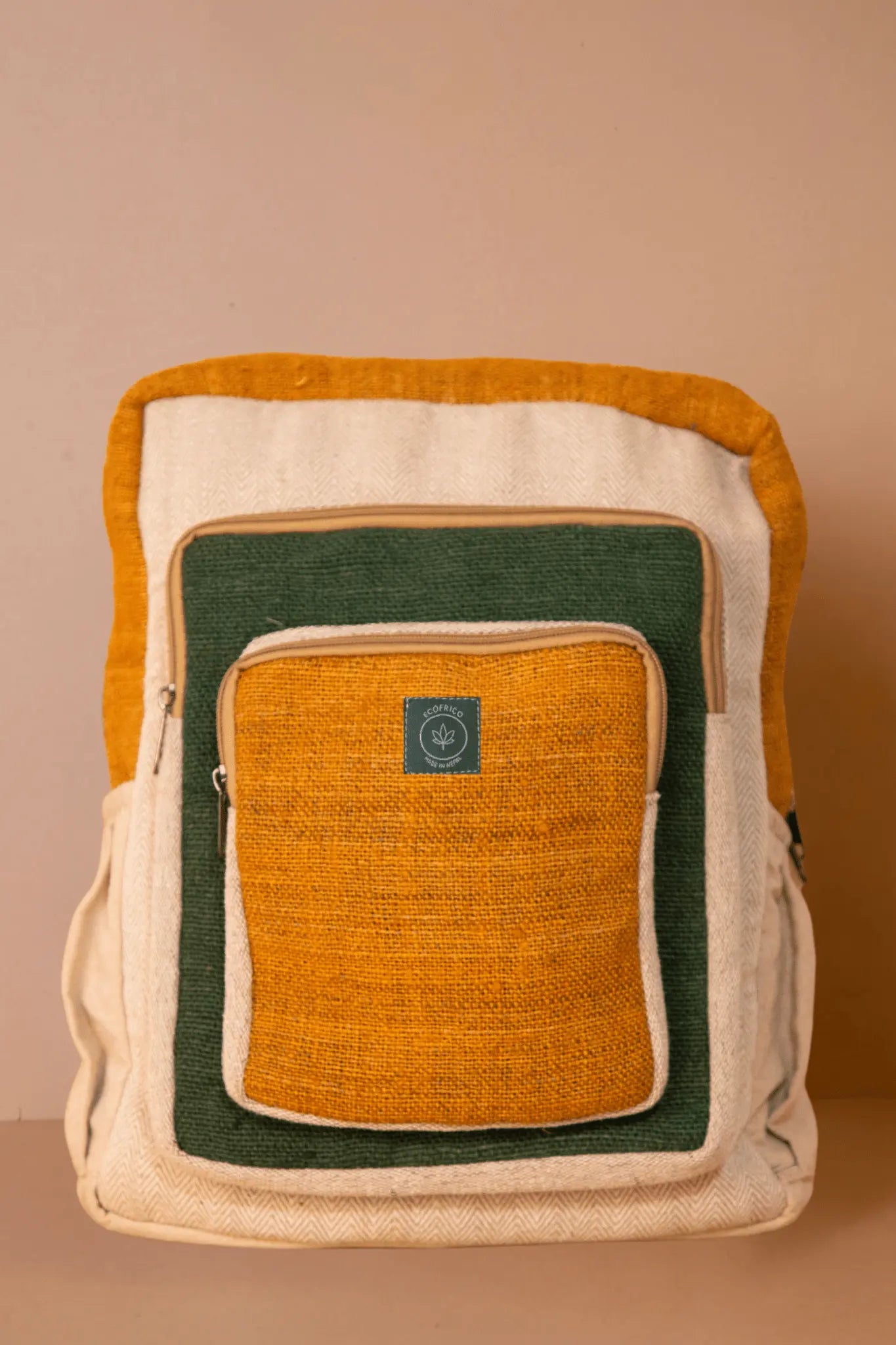 Nomad Backpack made with hemp eco-friendly large-size