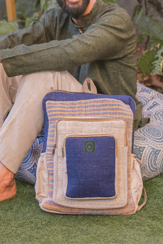 Eco friendly pure hemp backpack - Pathfinder