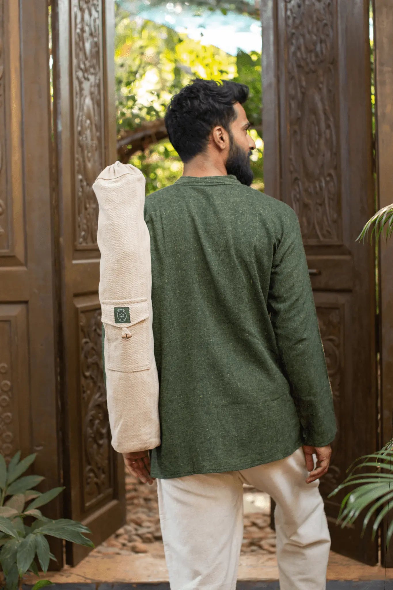PETRICHOR hemp yoga mat bag - Ecofrico